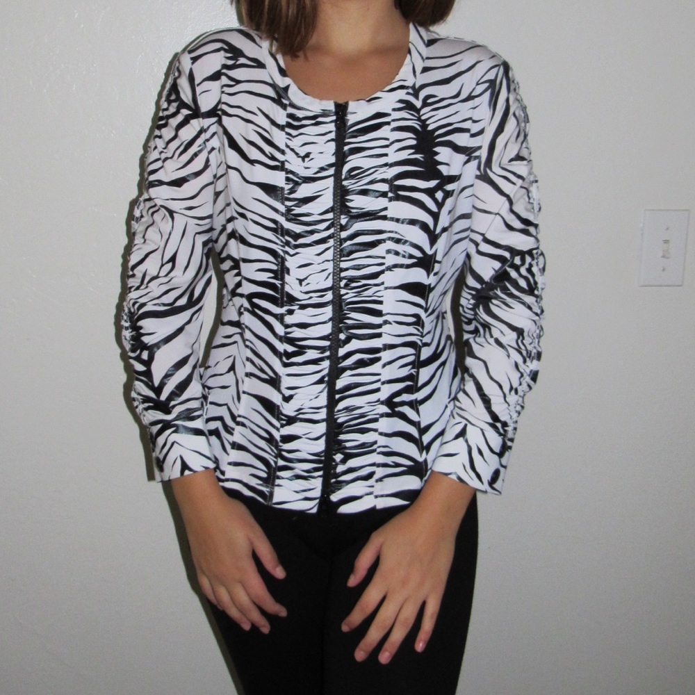Zebra print blouse